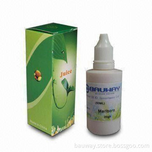 Electronic Cigarette Refill Liquid/Huge Vapor, Available in Various Flavors and Capacities